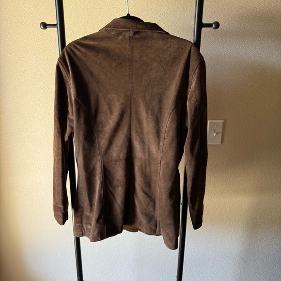 Frye Women's Dark Brown Suede Blazer - Picture 4 of 4